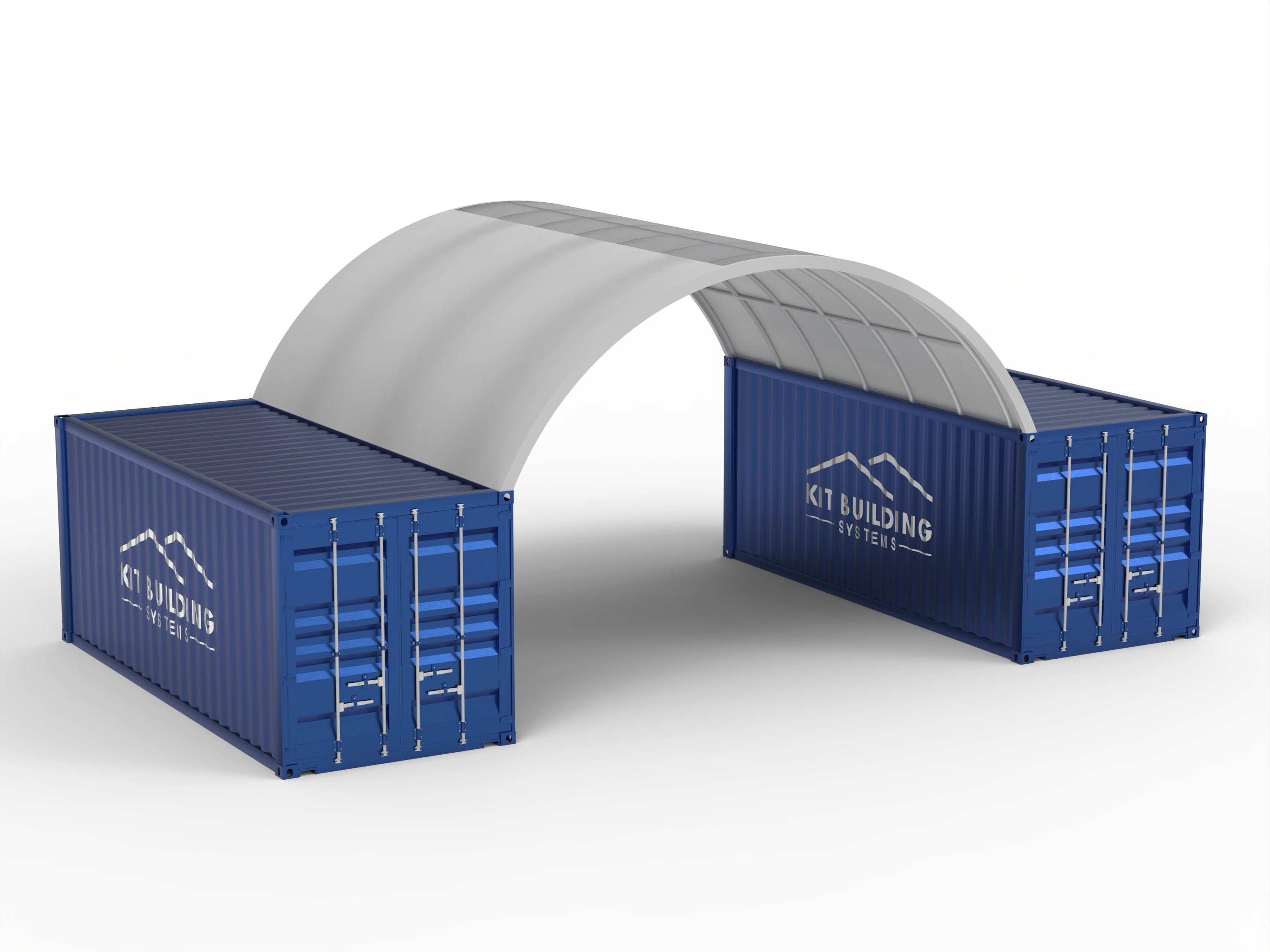 Behållartak - 20 fot x 20 fot x 6,5 fot (6m x 6m x 2m)