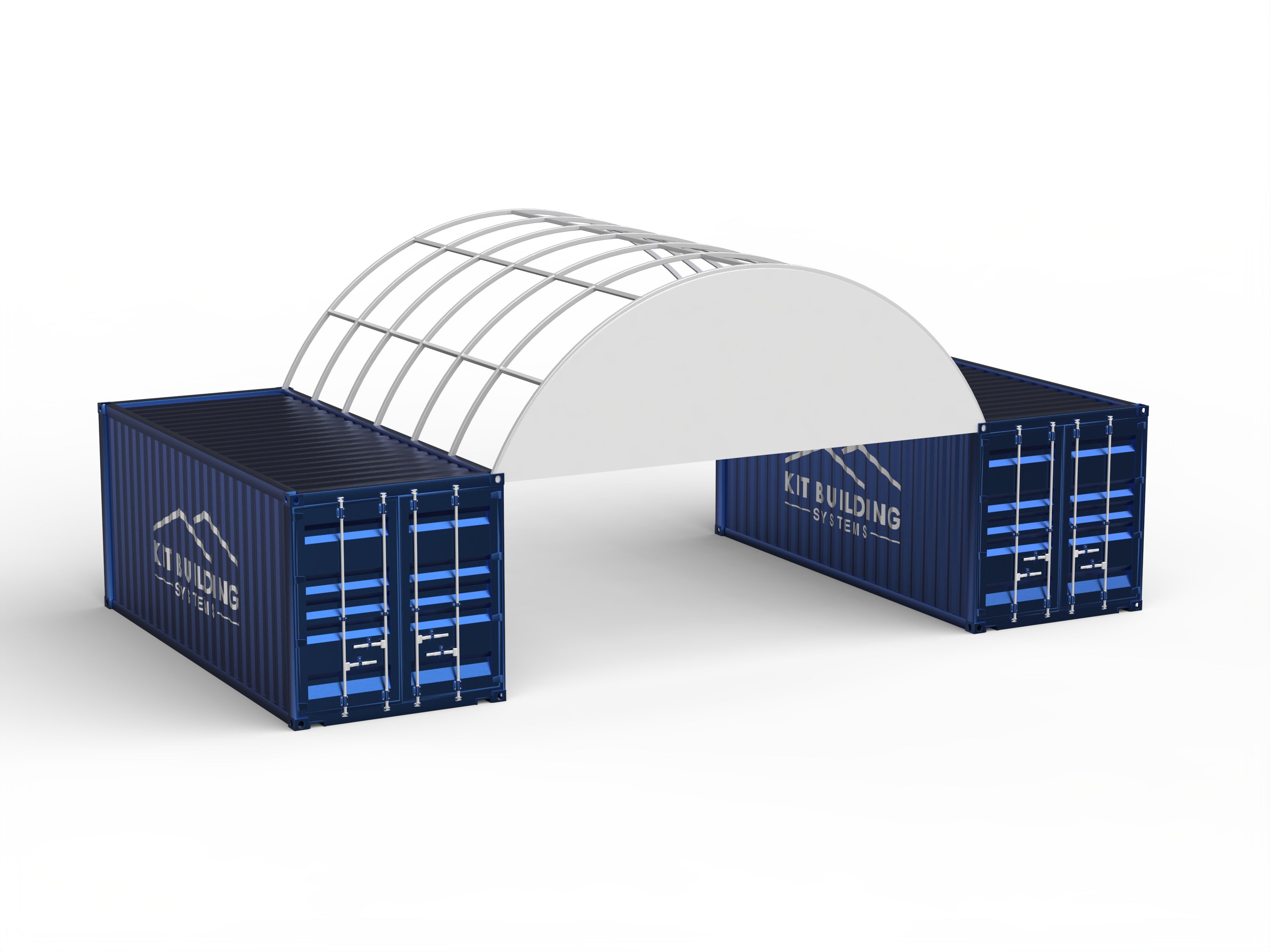 Stängd bakpanel för containerdukar