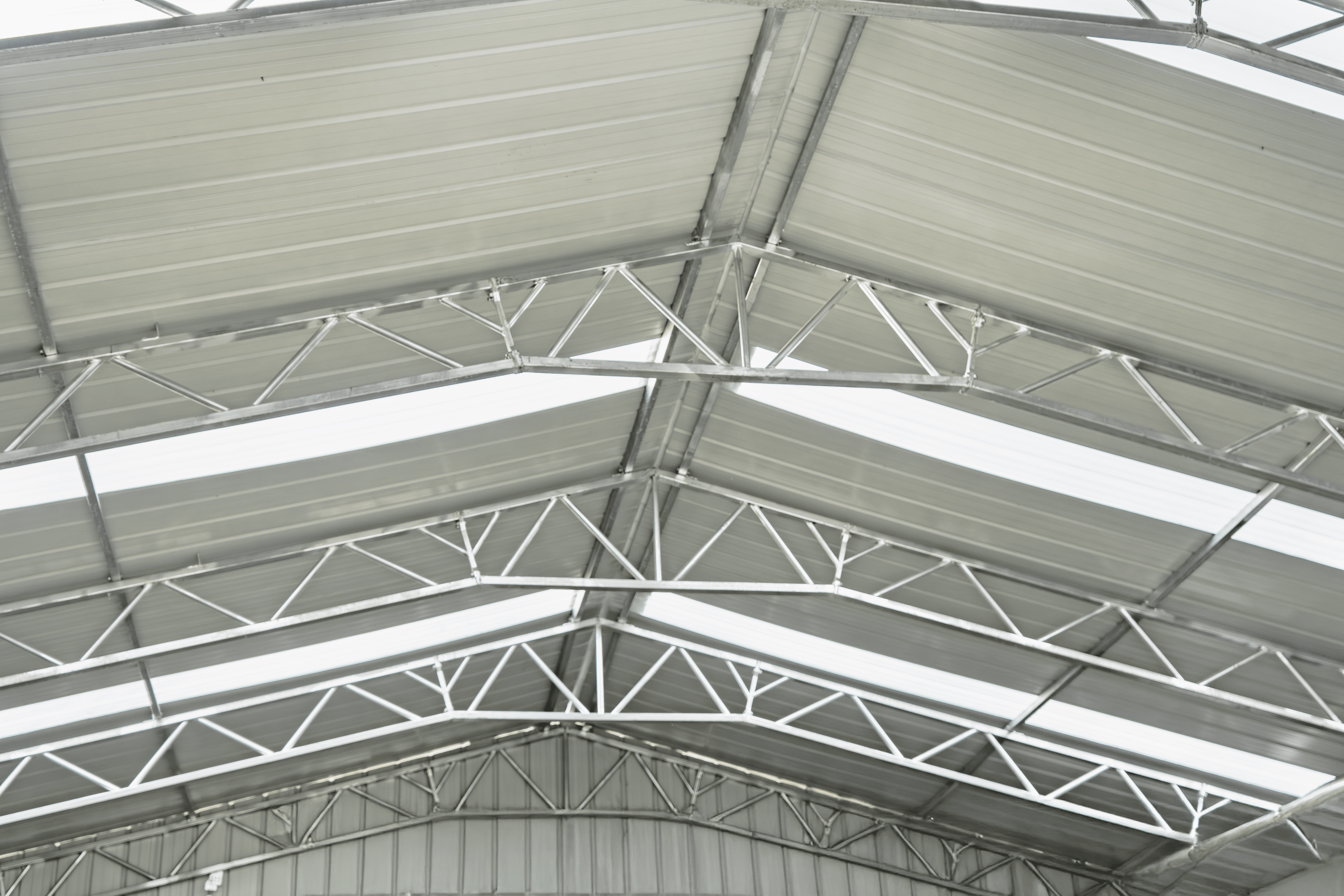 Hangar för flygplan i stål