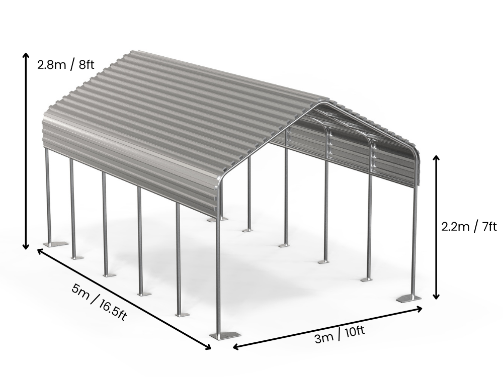 Carportfordonstak