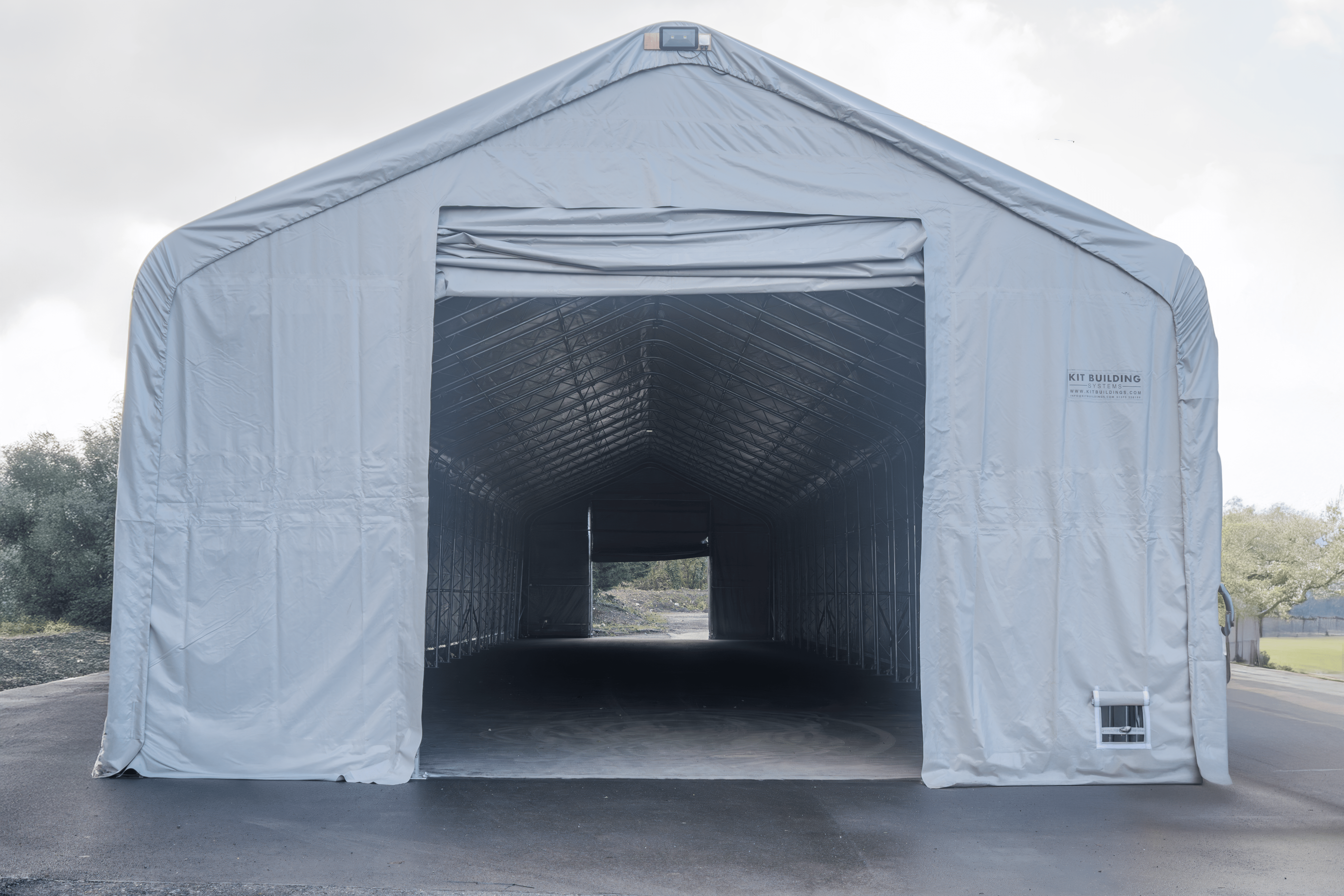 Tyglagringsbyggnader | Dubbel truss