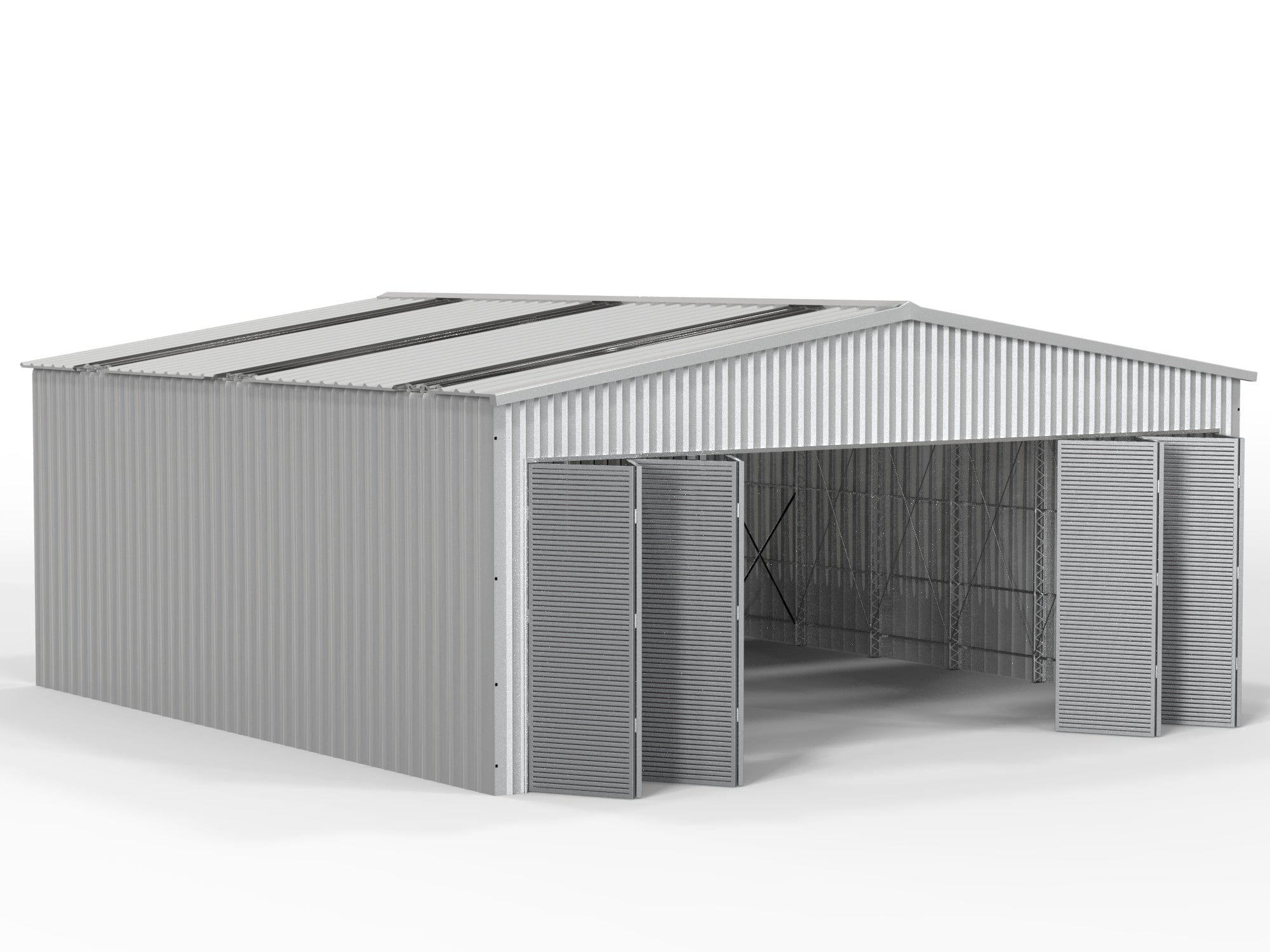 Hangar för flygplan i stål