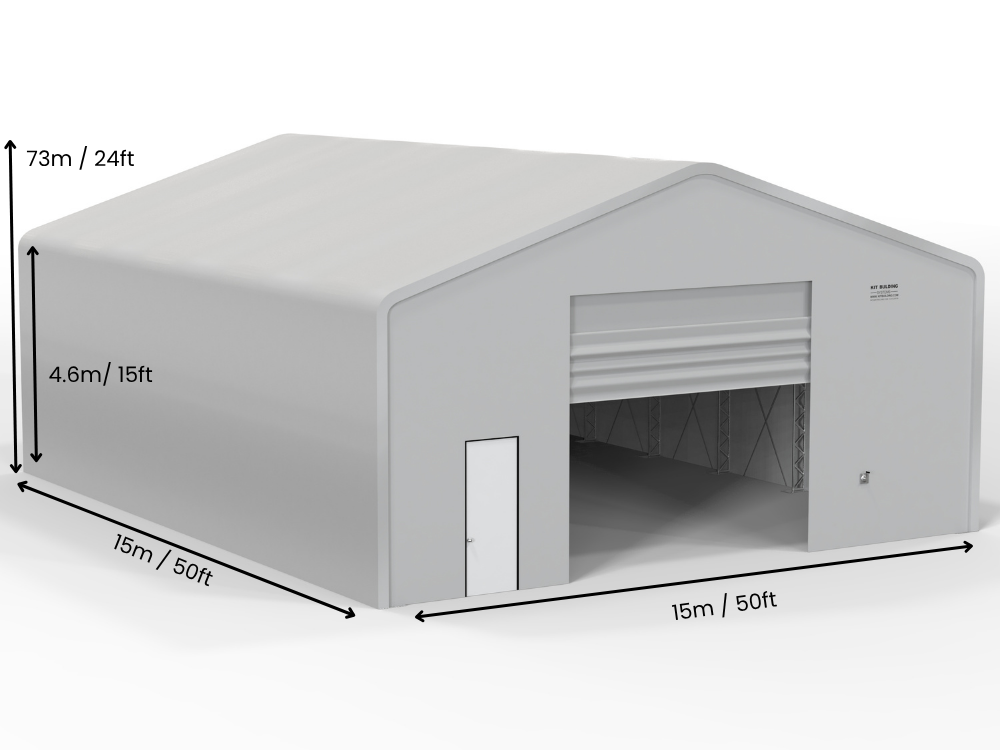 Tygförvaringsbyggnader | Dubbel Fackverk