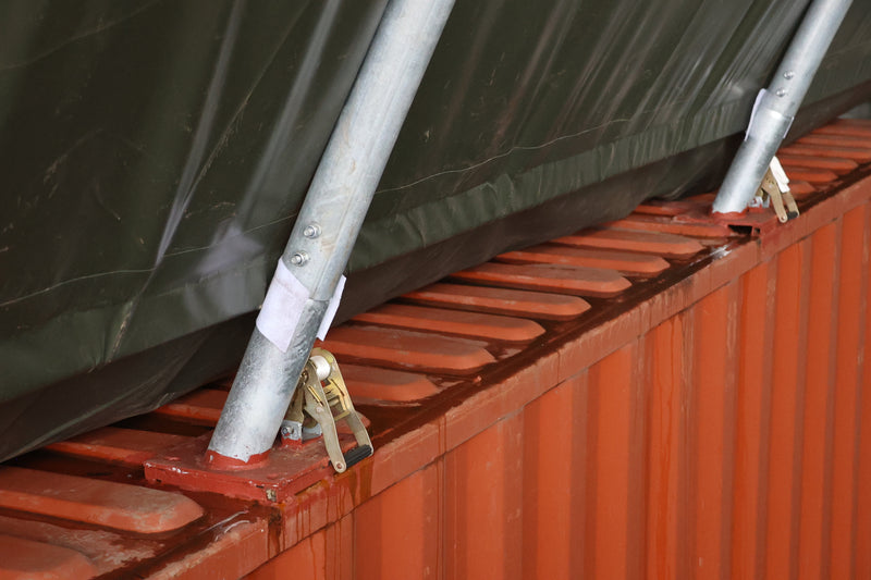 12m (40ft) Spännvidd | Containertak - 40ft x 12ft (12m x 4,5m)