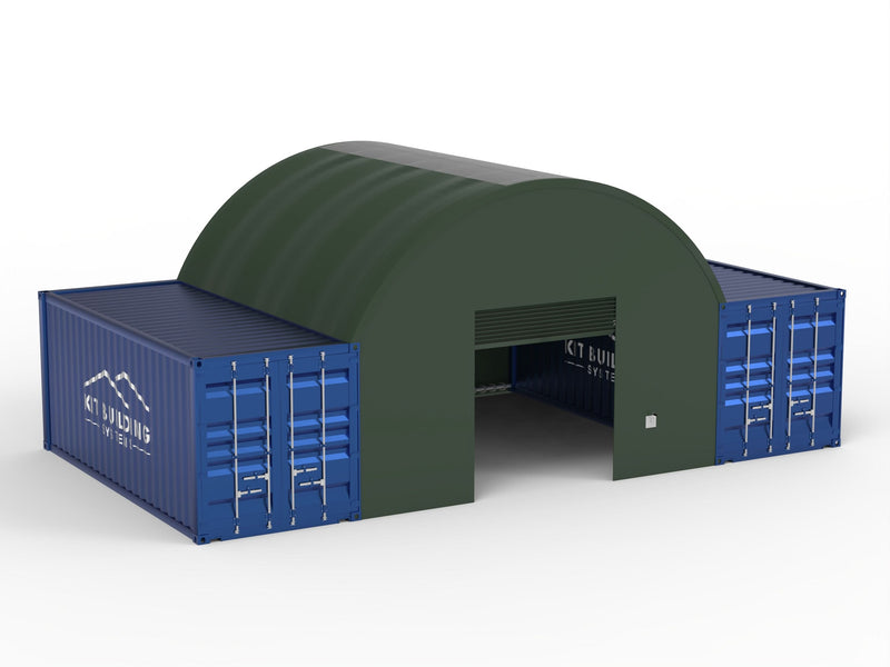 Behållartak - 20 fot x 20 fot x 6,5 fot (6m x 6m x 2m)