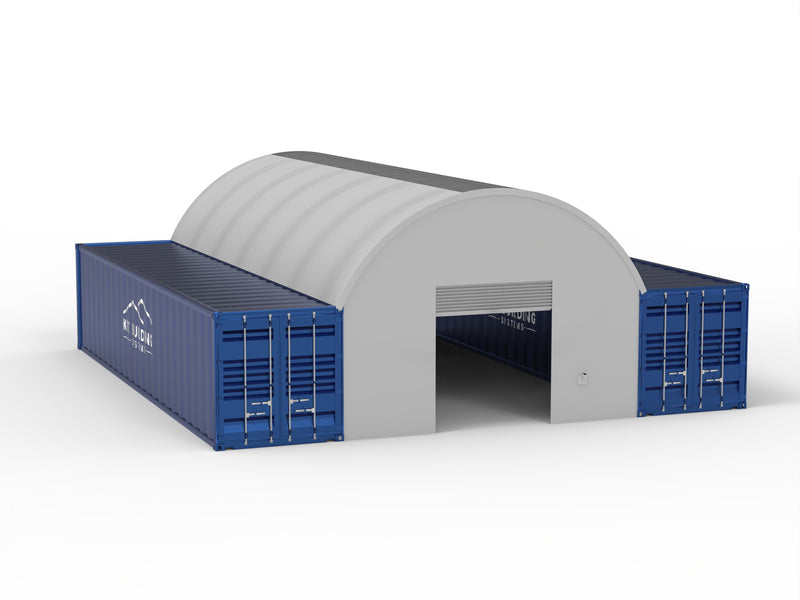 Behållarkapell - 20 fot x 40 fot x 6,5 fot (6m x 12m x 2m)