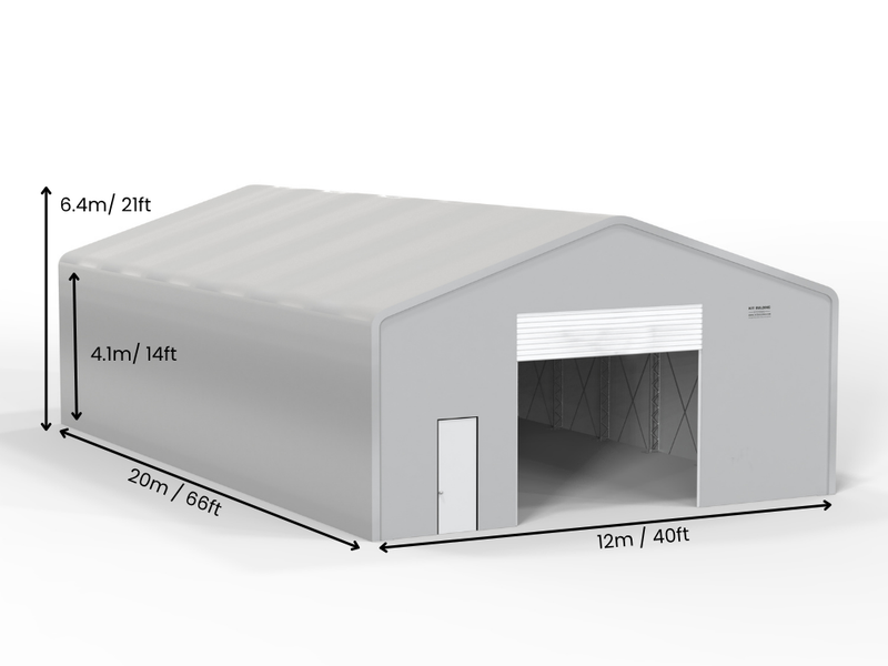 Tygförvaringsbyggnader | Dubbel Fackverk