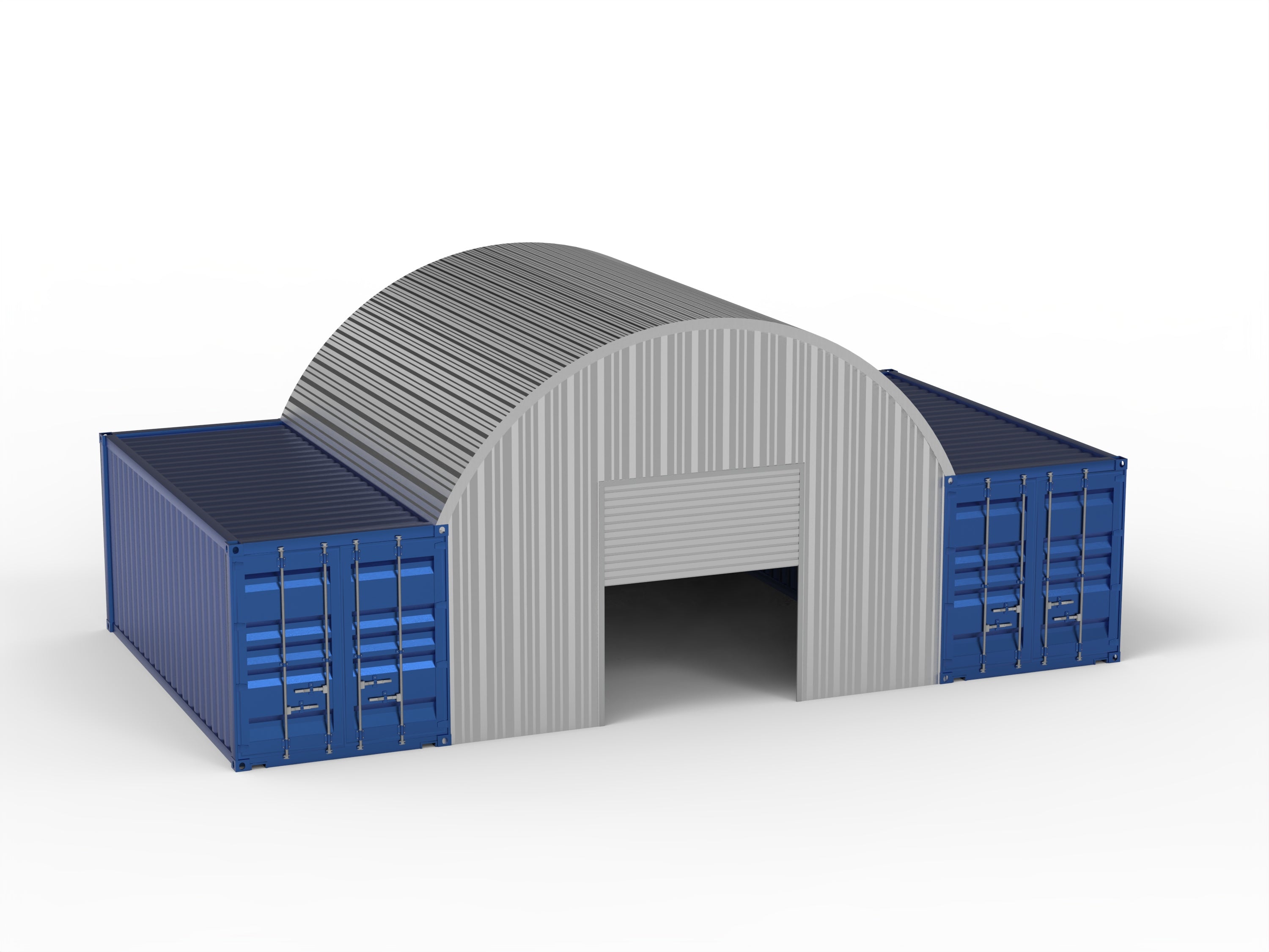 Stålkontainer Tält - 20ft x 20ft x 6,5ft (6m x 6m x 2m)
