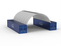 Behållarkapell - 26 fot x 40 fot x 10 fot (8m x 12m x 3m)