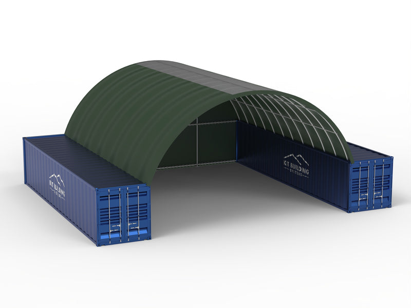 Containertak - 33ft x 40ft x 12ft (10m x 12m x 3,6m)