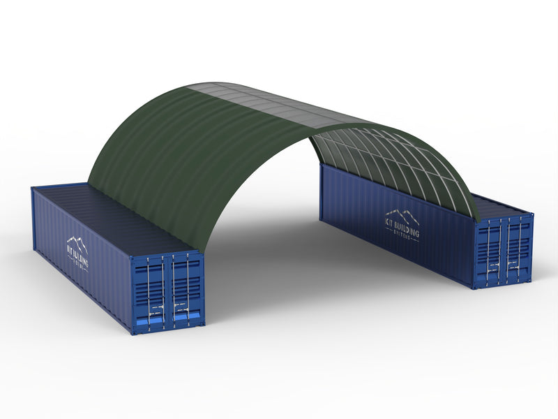 Containertak - 33ft x 40ft x 12ft (10m x 12m x 3,6m)