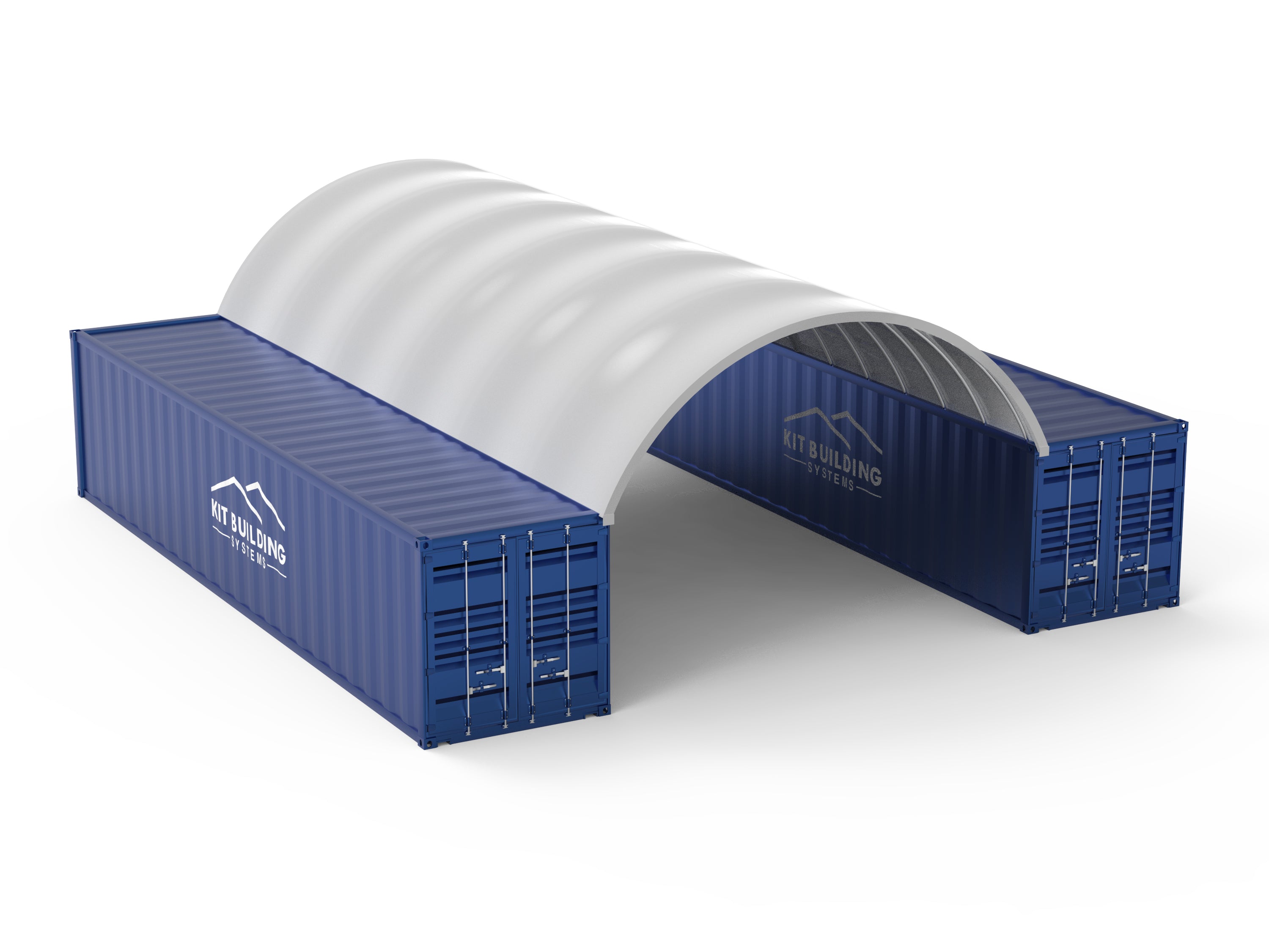 Containerskydd - 20 fot x 40 fot x 6,5 fot (6m x 12m x 2m)