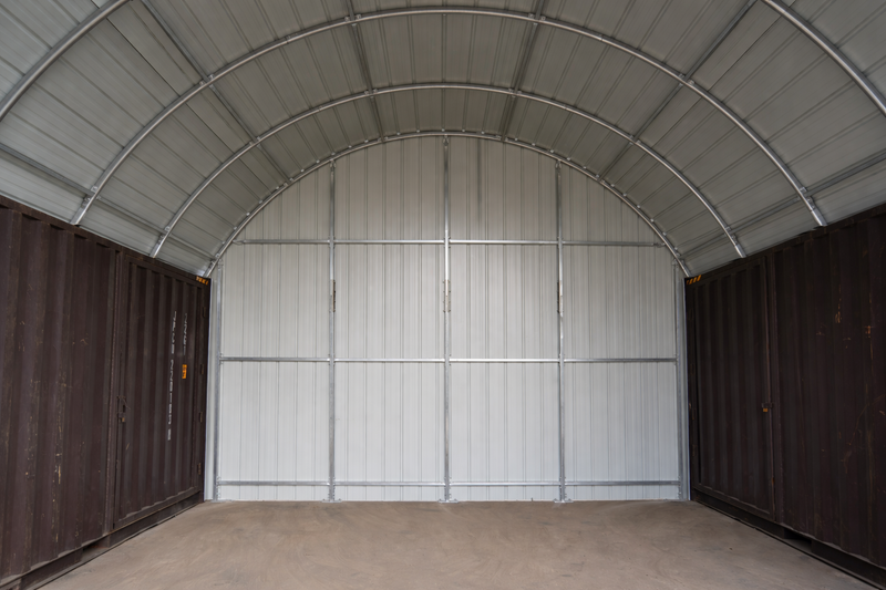 Behållartak - 20 fot x 20 fot x 6,5 fot (6m x 6m x 2m)