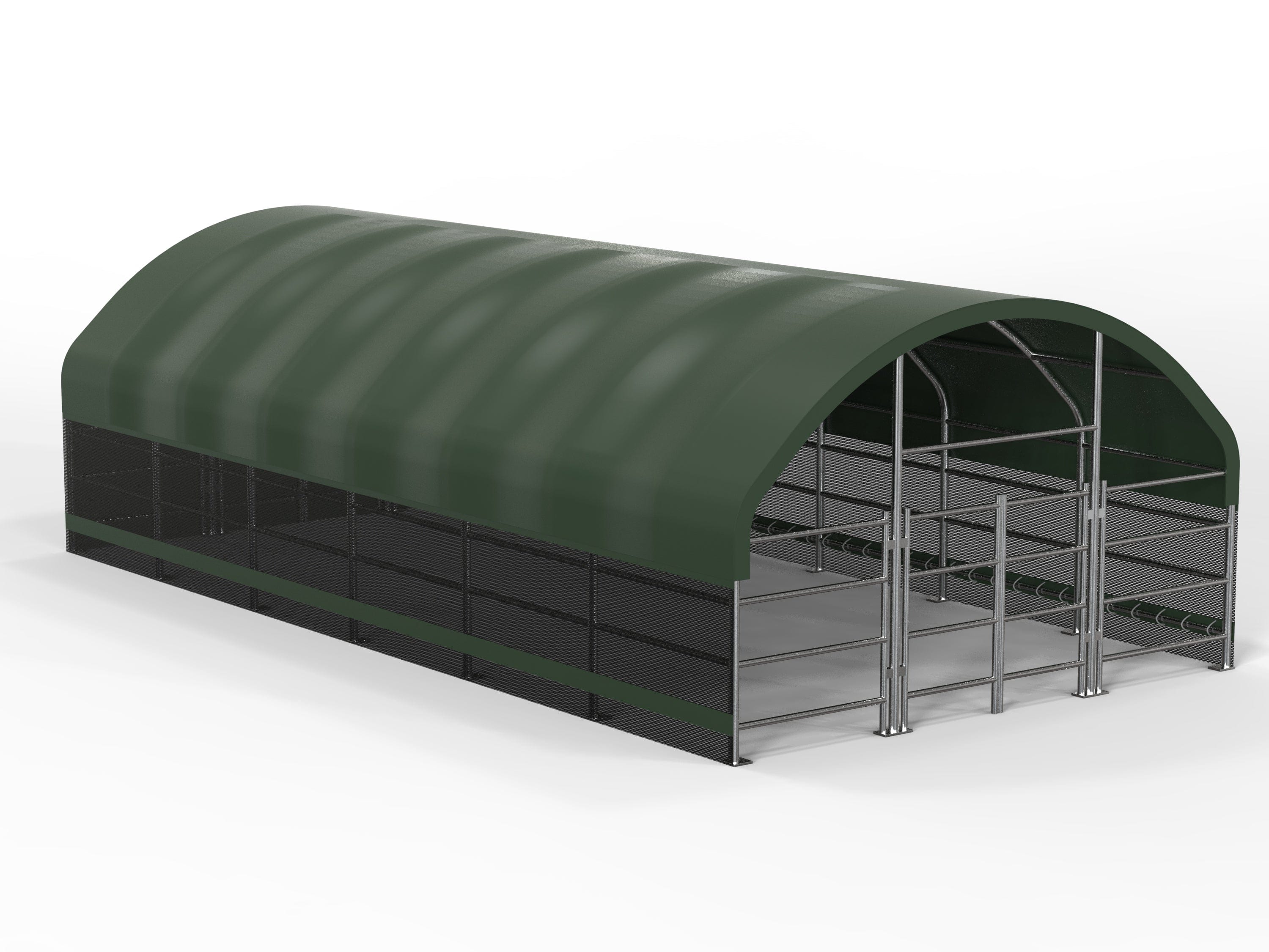 Kit Buildings Agricultural Buildings 26ft x 13ft x 8ft (8x4x2.4m) Enclosed Livestock Shelters